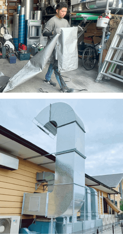 ダクト工事の仕事について